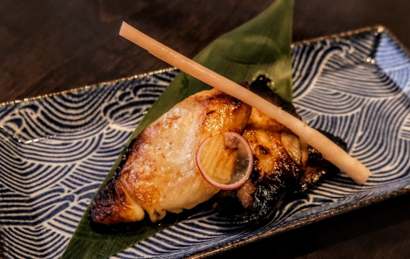 Grilled Black Cod Marinated in Sweet Miso